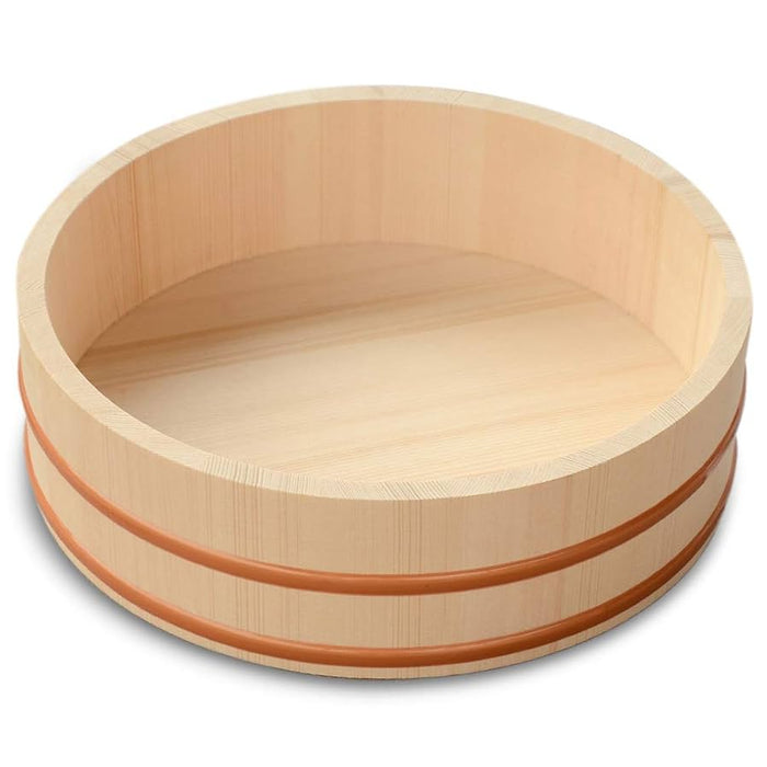 Miyabi Urushi Kogei 54 公分 Hangiri Sawara - 正宗日本木製拌飯碗