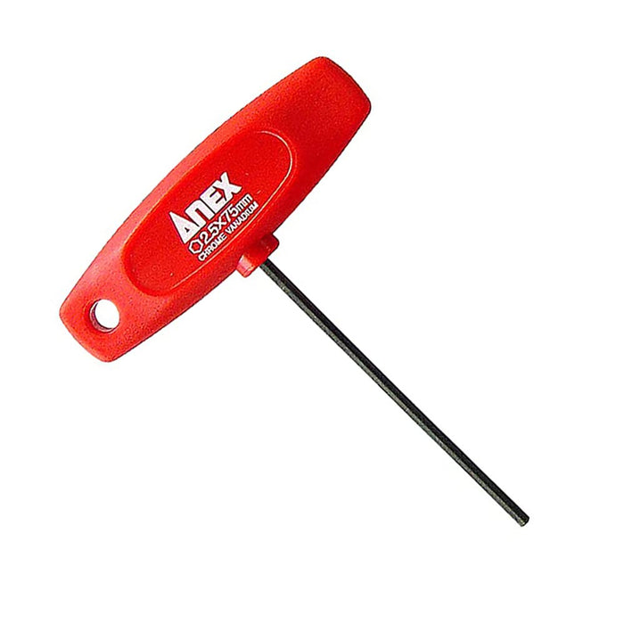 Anex T-Handle Hexagonal Wrench Driver 2.5mm X 75 No.3200 Tool-Kiichin - The #1 Place for Japanese Goods in Your Hand!