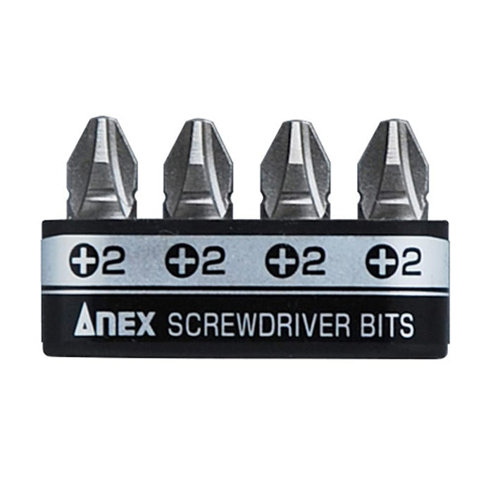 Anex Ultra Short Bit Plus with Holder Set of 4 AK-51P-B4P Tool-Kiichin - The #1 Place for Japanese Goods in Your Hand!
