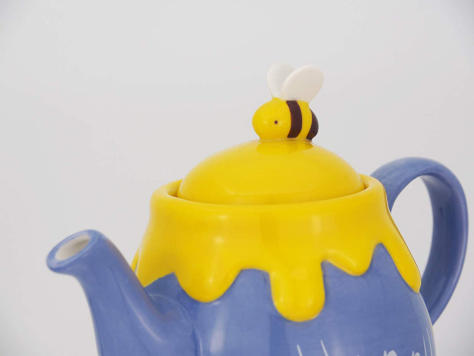 Sun Art Teapot 590ml Disney Winnie The Pooh Honeypot Purple Black Tea Pot-Kiichin - The #1 Place for Japanese Goods in Your Hand!