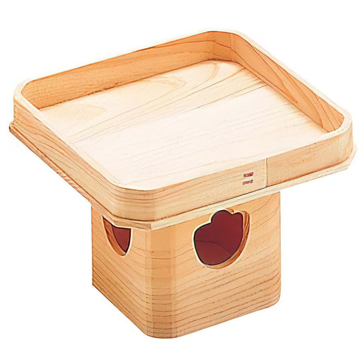 Ebematsu Hinoki Cypress Sanbou 21cm Tray - Authentic Offering Dish from Japan