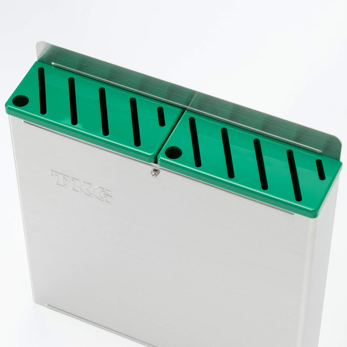 Endo Shoji Large Green Knife Rack Plastic Plate 18-8 Made in Japan Ahu694-Kiichin - The #1 Place for Japanese Goods in Your Hand!