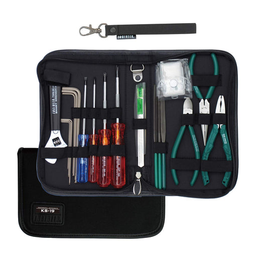 Engineer 19-Piece Maintenance Kit KS-19 Premium Black Tool Set-Kiichin - The #1 Place for Japanese Goods in Your Hand!