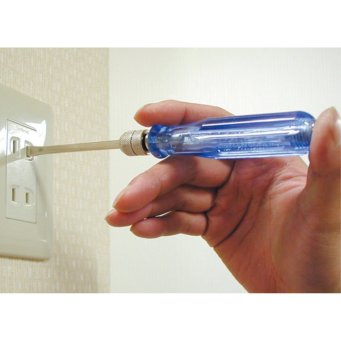 Engineer 7-Piece Interchangeable Screwdriver Set with Electrical Tester Grip DK-06-Kiichin - The #1 Place for Japanese Goods in Your Hand!