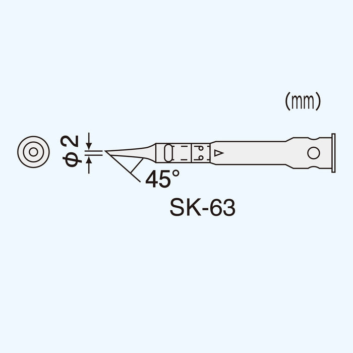 Engineer SK-63 Soldering Iron Tip for SK-60 Series - Premium Quality-Kiichin - The #1 Place for Japanese Goods in Your Hand!