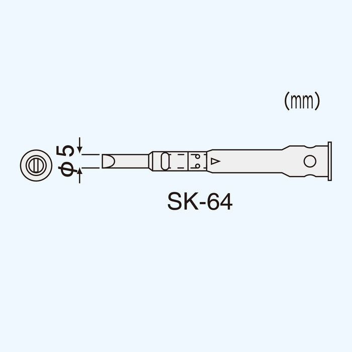Engineer SK-64 Soldering Iron Tip Compatible with SK-60 Series-Kiichin - The #1 Place for Japanese Goods in Your Hand!