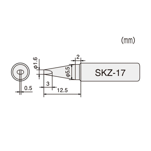 Engineer Skz-17 High-Quality Soldering Iron Tip for Precision Work-Kiichin - The #1 Place for Japanese Goods in Your Hand!
