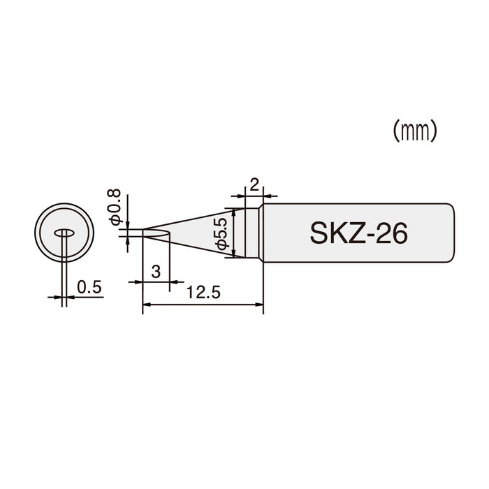 Engineer Brand SKZ-26 Soldering Iron Tip for Precision Engineering-Kiichin - The #1 Place for Japanese Goods in Your Hand!
