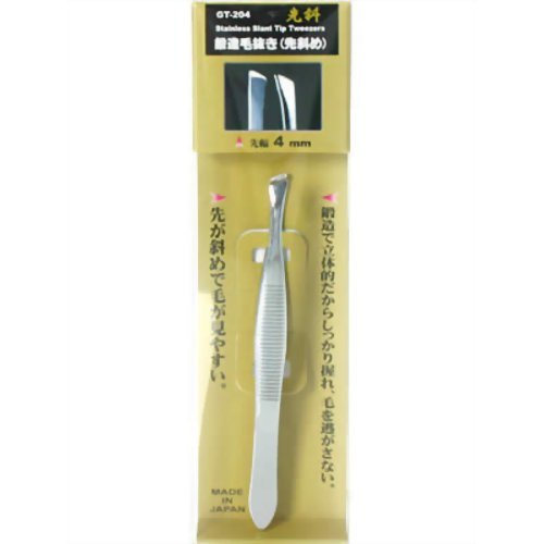 Green Bell Craftsmanship Angled Tip Forged Tweezers GT-204 Precision Tool