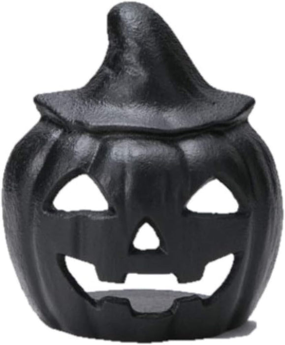 Iwachu Nambu Ironware Pumpkin Candle Stand Black 8.5x7.5x10 cm-Kiichin - The #1 Place for Japanese Goods in Your Hand!