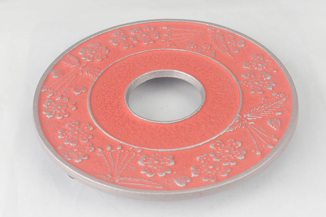 Iwachu Kamashiki Sakura Large Pink 13.5cm Nambu Ironware 17704-Kiichin - The #1 Place for Japanese Goods in Your Hand!