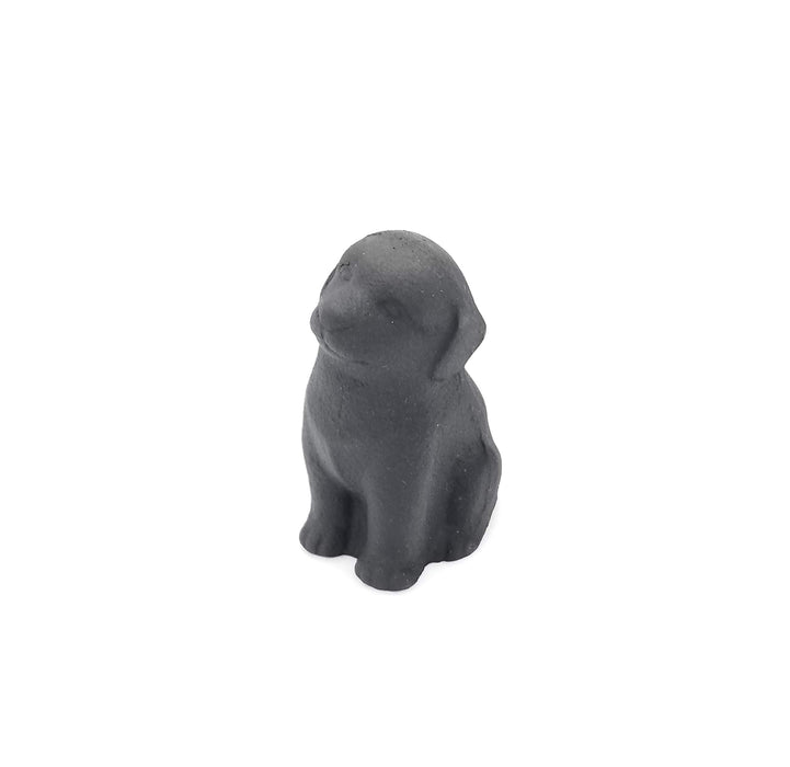 Iwachu Black Puppy Paperweight 3x5x5 cm Nambu Ironware Design Accessory-Kiichin - The #1 Place for Japanese Goods in Your Hand!