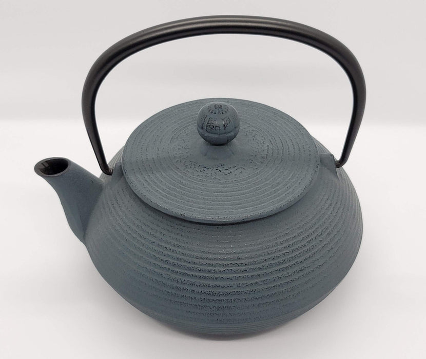 Iwachu Nambu Ironware Teapot 0.65L Damman Blue Enamel Interior-Kiichin - The #1 Place for Japanese Goods in Your Hand!