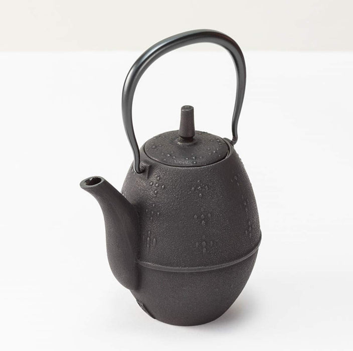 Iwachu Nambu Ironware Teapot Rice Black 0.6L Enameled Inside 12087-Kiichin - The #1 Place for Japanese Goods in Your Hand!