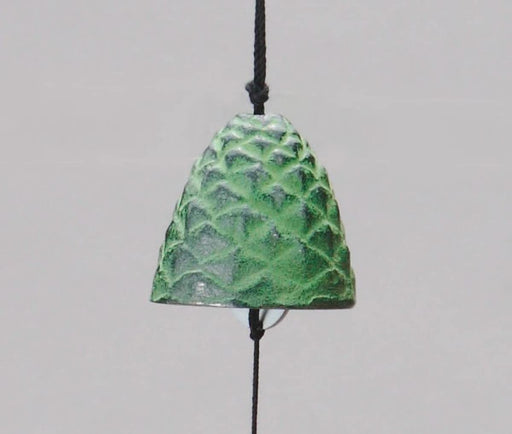 Iwachu Nambu Ironware 4cm Pine Blue Wind Chime 27020-Kiichin - The #1 Place for Japanese Goods in Your Hand!