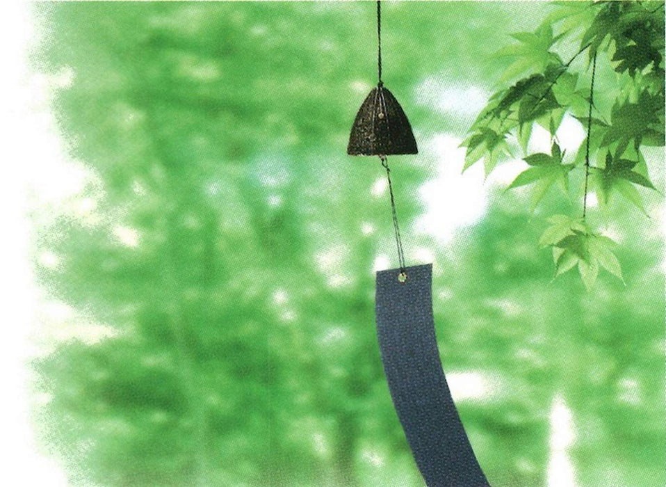 Iwachu Sparkler Gold Black Wind Chime Nambu Ironware 5x5cm 27167-Kiichin - The #1 Place for Japanese Goods in Your Hand!