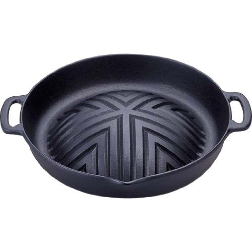 Iwachu Yakiniku Genghis Khan Pot 28.5Cm Black Finish Nambu Ironware-Kiichin - The #1 Place for Japanese Goods in Your Hand!