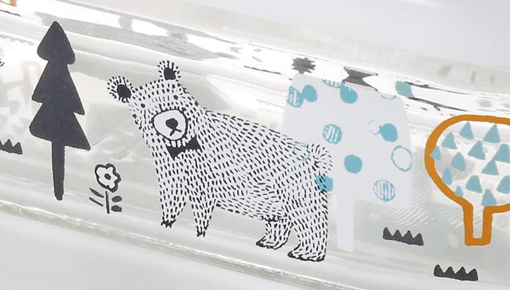 Iwaki 200ml Heat-Resistant Glass Airtight Container Square Mori No Nakade