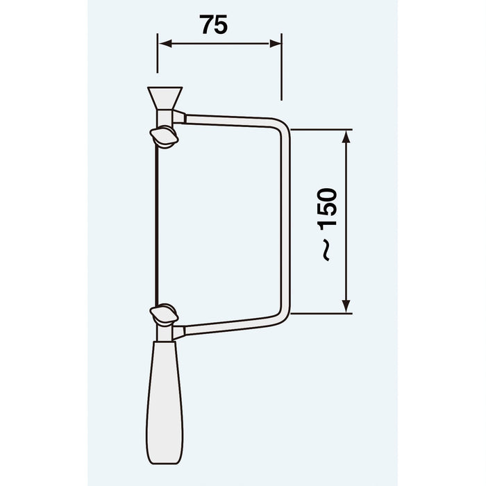Engineer TN-04 Flexible Metalworking Saw 150x75mm Frame Size-Kiichin - The #1 Place for Japanese Goods in Your Hand!