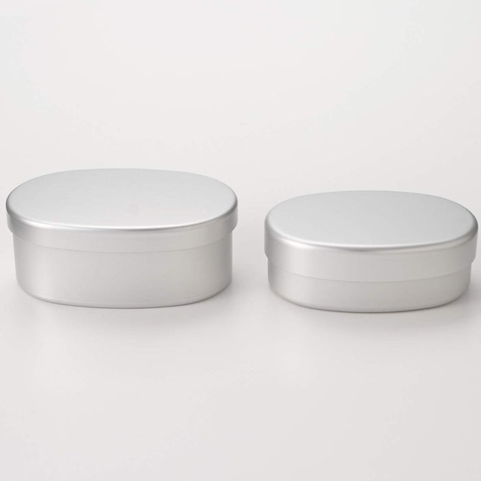Muji Large Aluminum Lunch Box 450Ml 10.5x15x6Cm Durable Meal Container