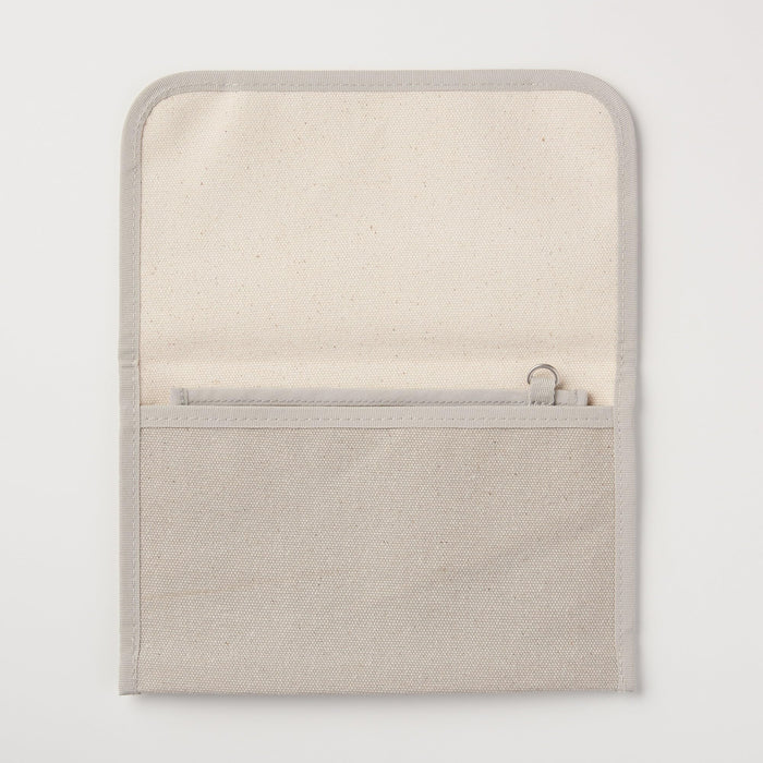 Muji A6 Cotton Health Handbook Case Small Navy Mother and Child Compatible