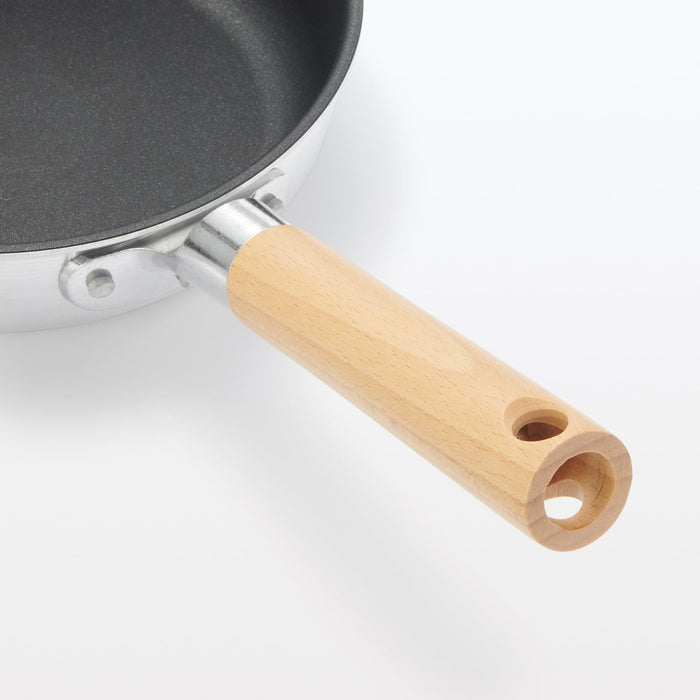 Muji Non-Stick Large Frying Pan 20Cm For Gas Stove Shallow Cooking Surface