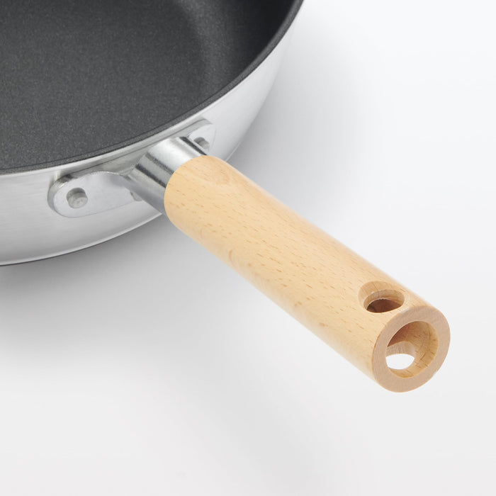 Muji 28cm Non-Stick Deep Frying Pan and Pot IH Compatible
