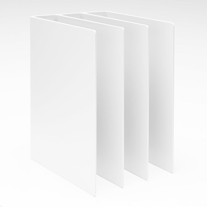 Muji Styrofoam Divider Stand White Gray Small 3 Dividers 210x135x160Mm
