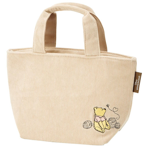 Skater Disney Winnie The Pooh Corduroy Insulated Lunch Bag 30x12x18Cm-Kiichin - The #1 Place for Japanese Goods in Your Hand!