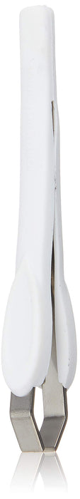 Green Bell Craftsmanship Stainless Steel Tweezers with Rubber Grip