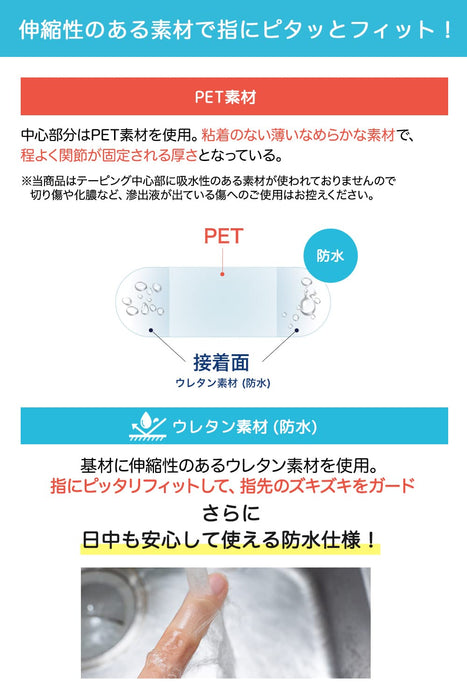 Takeuchi Pharmaceutical Hebacure 30 Sheet Finger Joint Support Tape