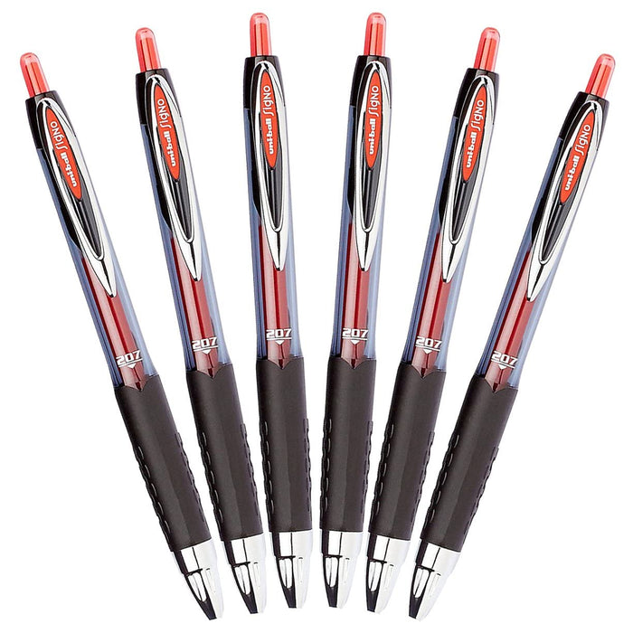 Mitsubishi Pencil Uni-Ball Signo 207 Gel Medium Point 0.7mm Pack of 6-Kiichin - The #1 Place for Japanese Goods in Your Hand!