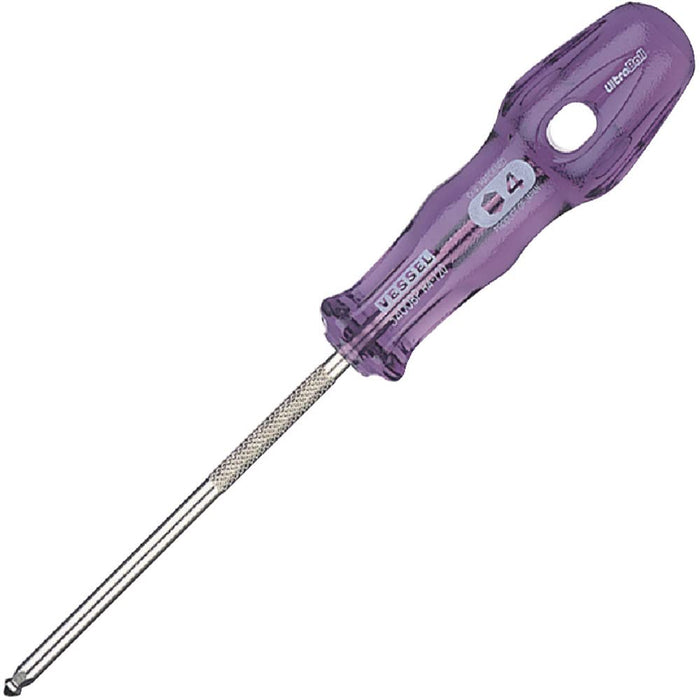 Vessel Ultra Power Grip Ball Driver 4.0mm Flat Width - B-5400Bp Series-Kiichin - The #1 Place for Japanese Goods in Your Hand!