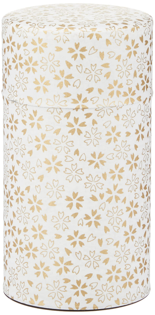 Yamaco Po-Kan Flower Large Tea Canister 80088 - Elegant Storage Solution-Kiichin - The #1 Place for Japanese Goods in Your Hand!