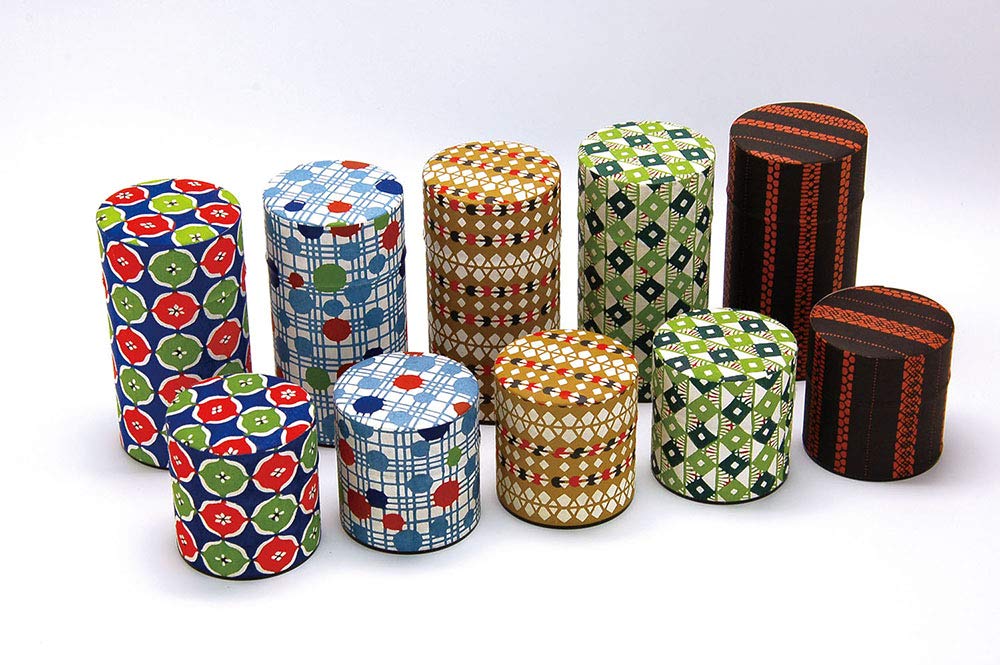 Yamaco Haikara-San L Tea Canister Diamond Pattern 87593-Kiichin - The #1 Place for Japanese Goods in Your Hand!
