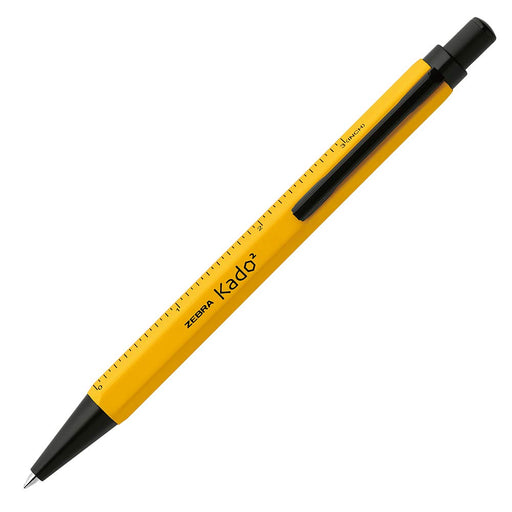 Zebra Kadokado 0.7 Yellow Oil-Based Ballpoint Pen Ba104-Y-Kiichin - The #1 Place for Japanese Goods in Your Hand!