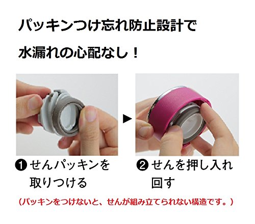 Zojirushi 480ml Stainless Steel Water Bottle Turquoise Blue SM-LA48-AV-Kiichin - The #1 Place for Japanese Goods in Your Hand!