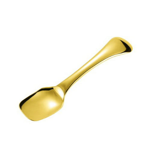 Asahi Copper Curved Ice Cream Spoon - 11.4Cm Square Head, Gold-Kiichin - The #1 Place for Japanese Goods in Your Hand!