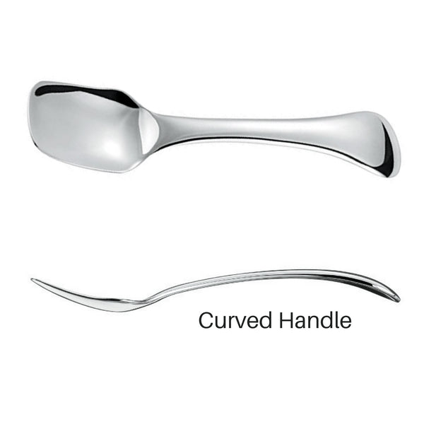 Asahi Copper Curved Ice Cream Spoon - 11.4Cm Square Head, Gold-Kiichin - The #1 Place for Japanese Goods in Your Hand!