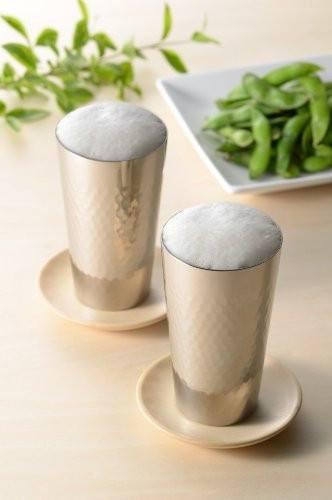 Asahi Japan Titanium Insulated Glasses - 240Ml (2-Pack) Gift-Boxed-Kiichin - The #1 Place for Japanese Goods in Your Hand!