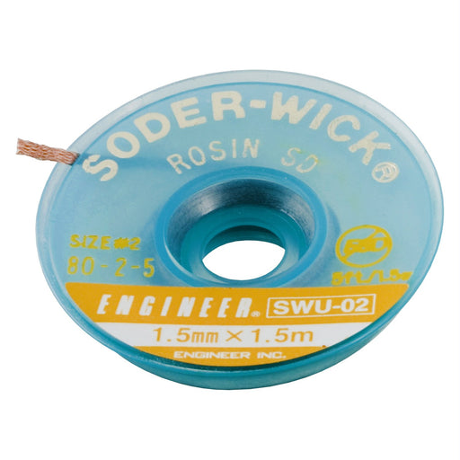 Engineer SWU-02 1.5mm x 1.5m Solder Wick Blotting Wire-Kiichin - The #1 Place for Japanese Goods in Your Hand!