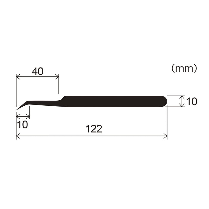 Engineer PTZ-64 Curved Tweezers Black-Kiichin - The #1 Place for Japanese Goods in Your Hand!