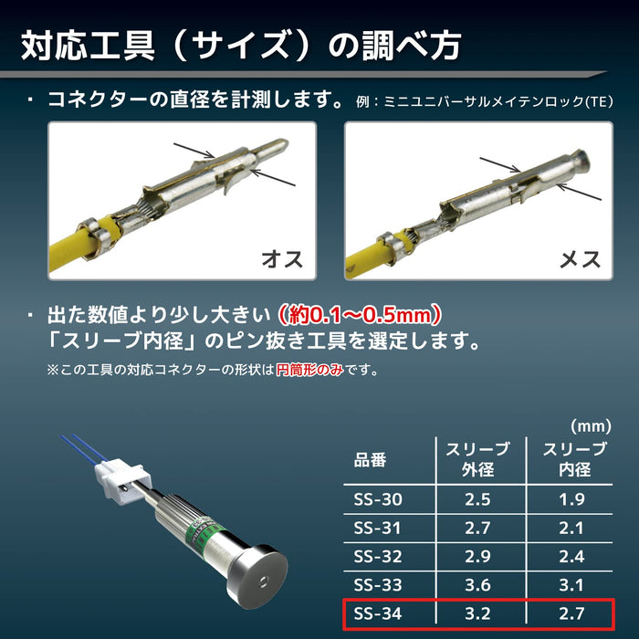 Engineer Pin Removal Tool Φ3.2Mm Ss-34-Kiichin - The #1 Place for Japanese Goods in Your Hand!
