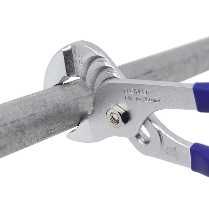 Engineer PW-10 Water Pump Pliers 250mm Blue-Kiichin - The #1 Place for Japanese Goods in Your Hand!