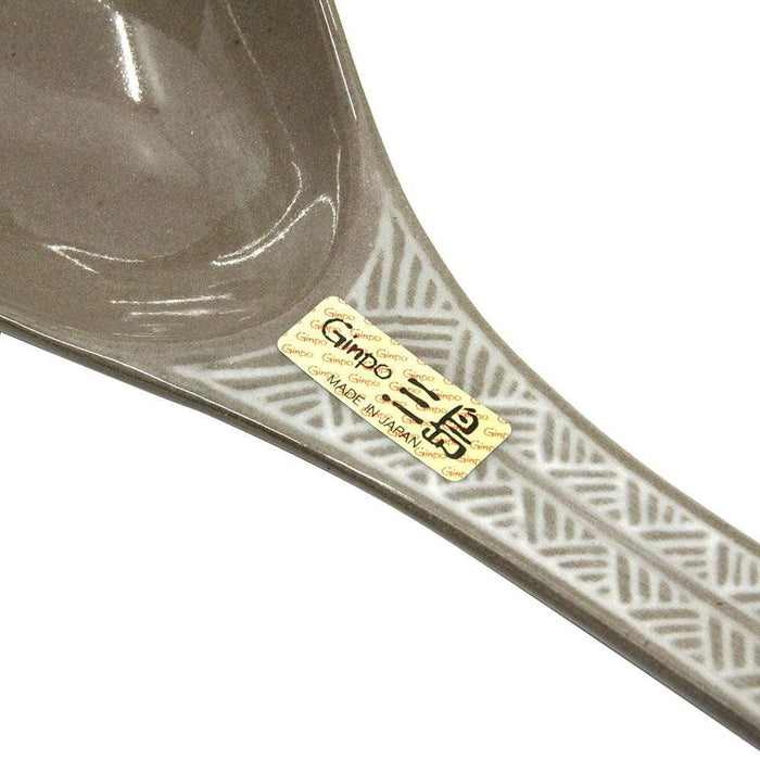 Ginpo Banko Ware Renge Soup Spoon & Spoon Rest Small - Rest for Spoons-Kiichin - The #1 Place for Japanese Goods in Your Hand!