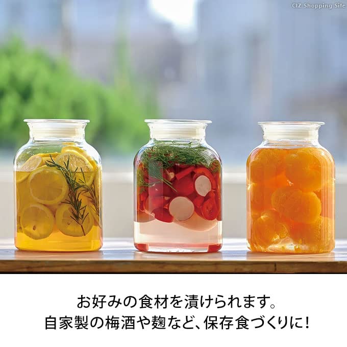 Hario GHB-1000 1000ml Glass Storage Bottle-Kiichin - The #1 Place for Japanese Goods in Your Hand!