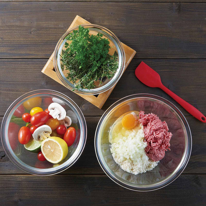 Hario Japan 1500Ml Buono Kitchen Mxp-150-Bk Heat Resistant Glass Bowl-Kiichin - The #1 Place for Japanese Goods in Your Hand!