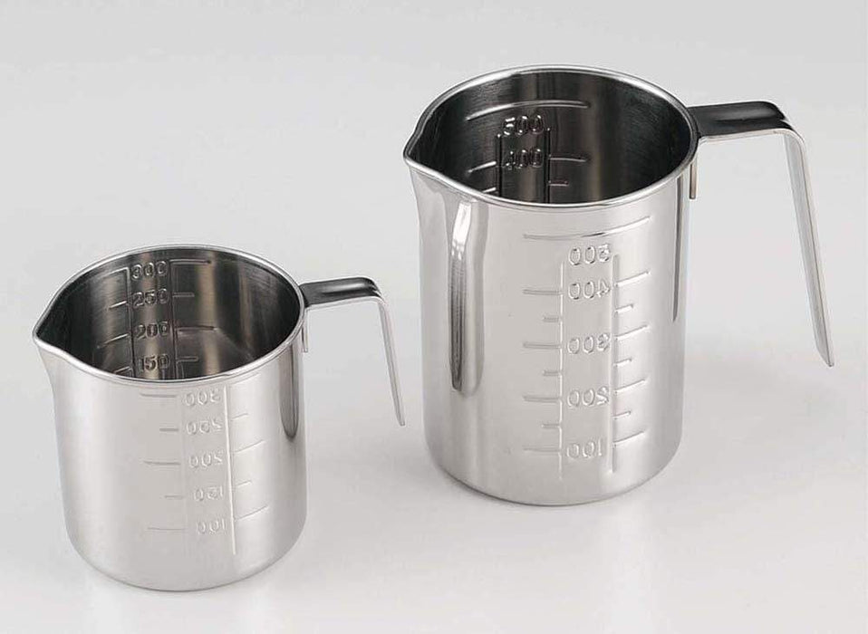 Ichibishi Japan 18/8 Stainless Steel 300Ml Nestable Measuring Cup-Kiichin - The #1 Place for Japanese Goods in Your Hand!