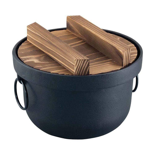 Ikenaga Japan Cast Iron Rice Cooker - Authentic 2-Go Rice Cooking Appliance-Kiichin - The #1 Place for Japanese Goods in Your Hand!