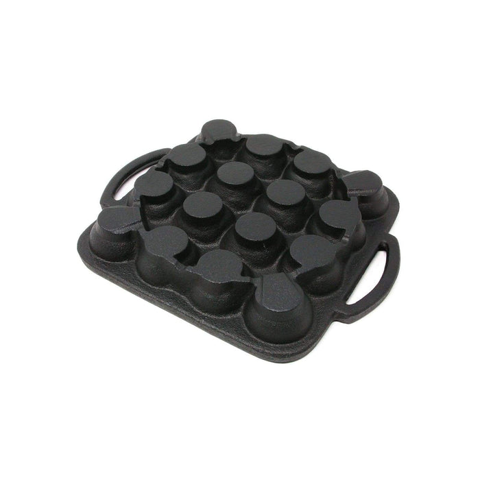 Ikenaga Japan 16-Ball Takoyaki Pan - Induction Cast-Iron-Kiichin - The #1 Place for Japanese Goods in Your Hand!